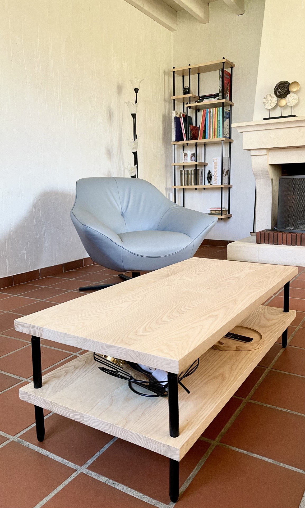 Table métal et bois