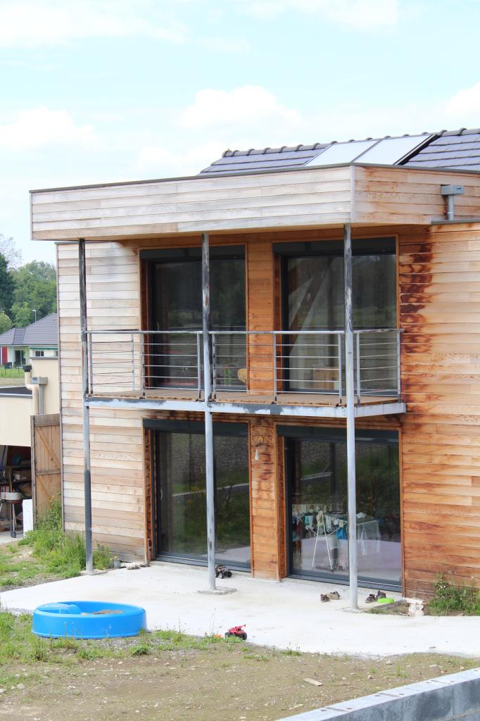 Avancée de terrasse pour soutien de charpente