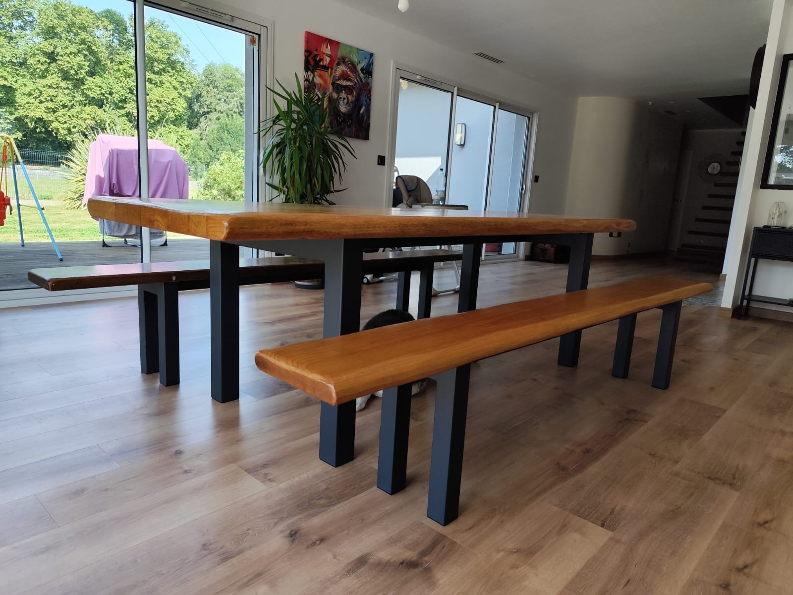 Table et bancs